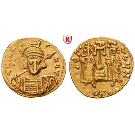 Byzanz, Constantinus IV. Pogonatus, Solidus 674-681, ss-vz