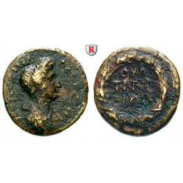 Römische Provinzialprägungen, Lydien, Thyateira, Plotina, Frau des Traianus, Bronze, ss