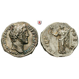 Römische Kaiserzeit, Antoninus Pius, Denar 143-144, vz/vz+