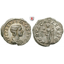 Römische Kaiserzeit, Julia Soaemias, Mutter des Elagabal, Denar, ss-vz/ss