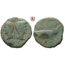 Römische Kaiserzeit, Augustus, As 10-14, ss-vz