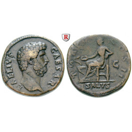 Römische Kaiserzeit, Aelius, Caesar, Sesterz 137, ss+/ss