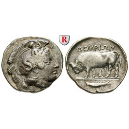 Italien-Lukanien, Thurium, Stater 425-400 v.Chr., ss+