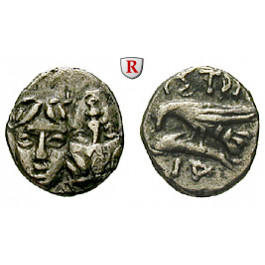 Thrakien-Donaugebiet, Istros, Diobol um 350 v.Chr., ss+