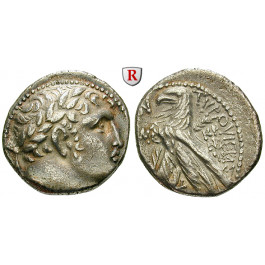 Phönizien, Tyros, Schekel Jahr 140 = 14-15 n.Chr., ss+