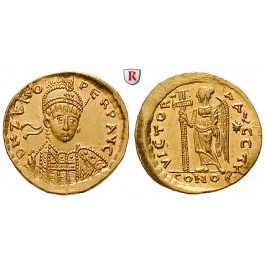 Römische Kaiserzeit, Zeno, Solidus 476-491, vz-st/vz