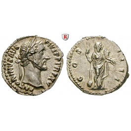 Römische Kaiserzeit, Antoninus Pius, Denar 151-152, vz-st/vz