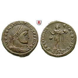 Römische Kaiserzeit, Constantinus I., Follis 317, vz