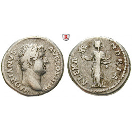 Römische Kaiserzeit, Hadrianus, Denar 134-138, ss