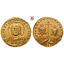 Byzanz, Constantinus VII. und Romanus II., Solidus 950-955, vz-st