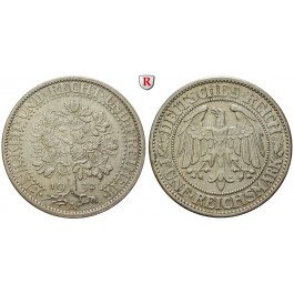 Weimarer Republik, 5 Reichsmark 1932, Eichbaum, A, ss-vz, J. 331