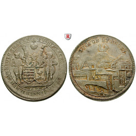 Henneberg, Grafschaft, Gemeinschaftlich mit Sachsen, Reichstaler 1698, vz/vz-st