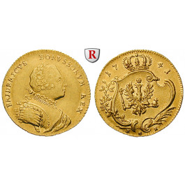 Brandenburg-Preussen, Königreich Preussen, Friedrich II., Dukat 1741, vz/vz-st