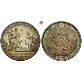 Römisch Deutsches Reich, Joseph I., Silbermedaille 1708, vz/vz-st