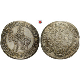 Württemberg, Herzogtum Württemberg (Kgr. ab 1806), Julius Friedrich von Weiltingen, Administrator, Reichstaler 1631, ss-vz