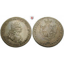 Württemberg, Herzogtum Württemberg (Kgr. ab 1806), Karl Rudolph, Reichstaler 1737, vz