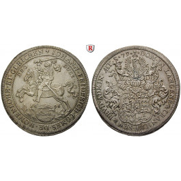 Hohenlohe, Hohenlohe-Neuenstein-Öhringen, Johann Friedrich, Reichstaler 1696, vz+