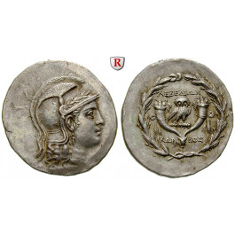 Ionien, Lebedos, Tetradrachme Mitte 2. Jh. v.Chr., vz/st