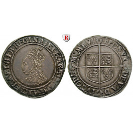 Grossbritannien, Elizabeth I., Shilling o.J. (1560-1561), vz
