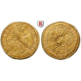 Römisch Deutsches Reich, Leopold I., Dukat 1698, vz+