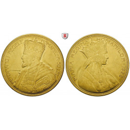 Rumänien, Ferdinand I., 50 Lei 1922, 14,52 g fein, vz+