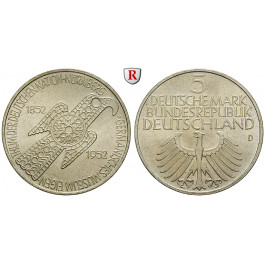 Bundesrepublik Deutschland, 5 DM 1952, Germanisches Museum, D, vz, J. 388