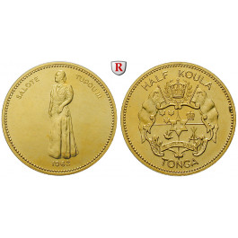 Tonga, Salote Tupou III., 1/2 Koula 1962, 14,95 g fein, f.st