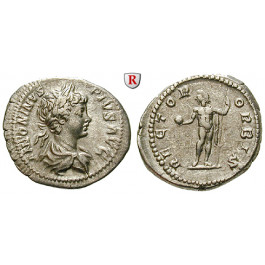 Römische Kaiserzeit, Caracalla, Denar 201, f.vz