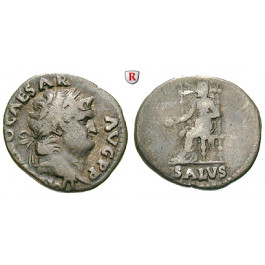 Römische Kaiserzeit, Nero, Denar 65-66, ss