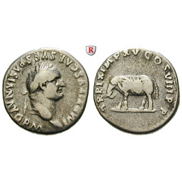 Römische Kaiserzeit, Titus, Denar 80, ss