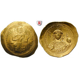 Byzanz, Constantinus IX., Histamenon nomisma 1042-1055, f.vz/vz-st