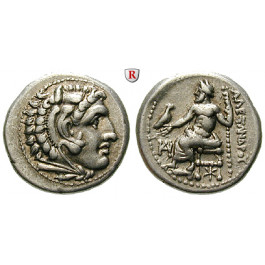 Makedonien, Königreich, Alexander III. der Grosse, Drachme 325-323 v.Chr., ss-vz