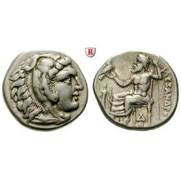 Makedonien, Königreich, Alexander III. der Grosse, Drachme 328-323 v.Chr., ss+