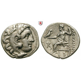 Makedonien, Königreich, Alexander III. der Grosse, Drachme 310-301 v.Chr., ss-vz
