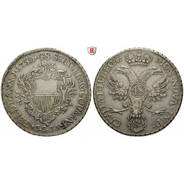 Lübeck, Stadt, Taler zu 48 Schilling 1752, ss+