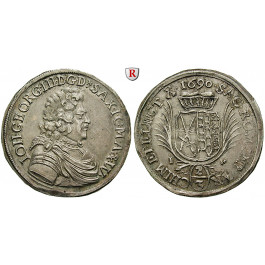 Sachsen, Albertinische Linie, Johann Georg III., 2/3 Taler 1690, vz