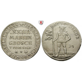 Braunschweig, Braunschweig-Calenberg-Hannover, Georg I. Ludwig, 24 Mariengroschen 1699, ss+