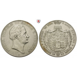 Brandenburg-Preussen, Königreich Preussen, Friedrich Wilhelm III., Vereinsdoppeltaler 1840, ss+