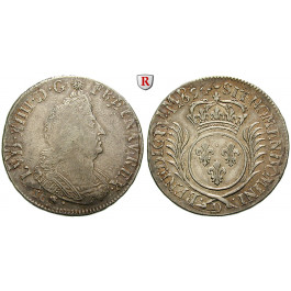 Frankreich, Louis XIV., 1/2 Ecu aux palmes 1694, ss