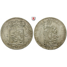Niederlande, Holland, Gulden 1762, vz