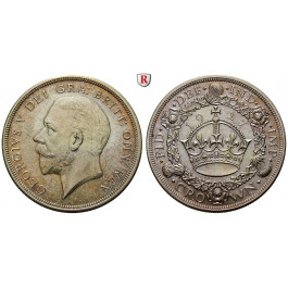 Grossbritannien, George V., Crown 1927, ss-vz/vz