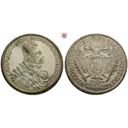 Römisch Deutsches Reich, Karl VI., Reichstaler 1721, f.vz/vz-st