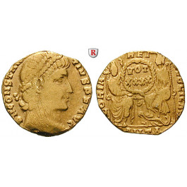 Römische Kaiserzeit, Constantius II., Solidus 355-361, s-ss