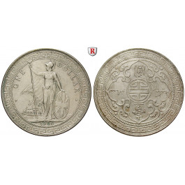 Hong Kong, Victoria, Dollar 1908, f.vz/vz+