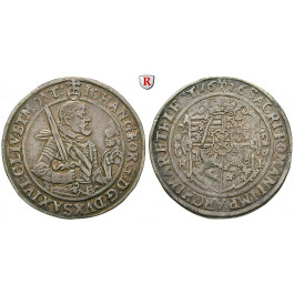 Sachsen, Albertinische Linie, Johann Georg I., 1/2 Taler 1626, ss-vz