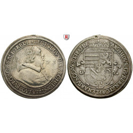 Tirol, Grafschaft, Erzherzog Leopold V., Reichstaler 1623, ss