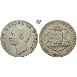 Nassau, Herzogtum Nassau, Adolph, Vereinstaler 1860, ss