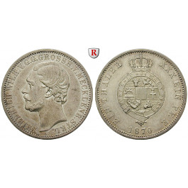 Mecklenburg, Mecklenburg-Strelitz, Friedrich Wilhelm, Vereinstaler 1870, f.vz