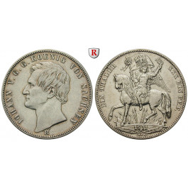 Sachsen, Königreich Sachsen, Johann, Siegestaler 1871, ss-vz