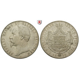 Sachsen, Sachsen-Meiningen, Bernhard Erich Freund, Vereinstaler 1859, ss+